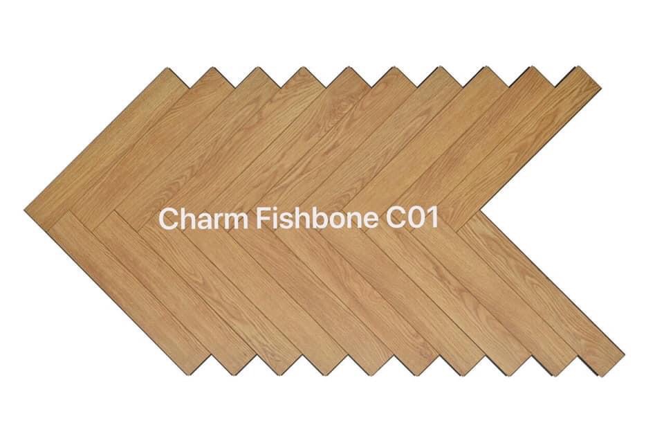 Sàn gỗ xương cá Charm C01