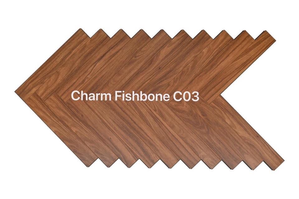 Sàn gỗ xương cá Charm C03