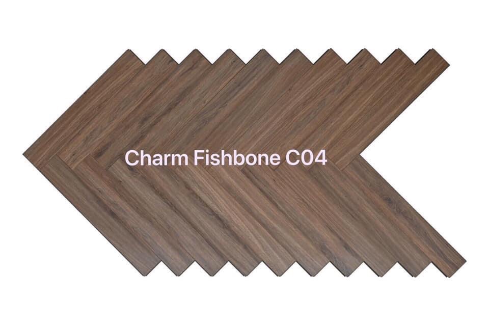 Sàn gỗ xương cá Charm C04 