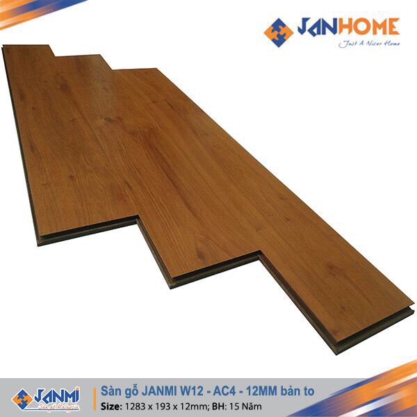 Sàn gỗ Janmi W12 bản lớn