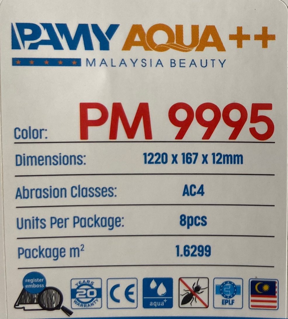 sàn gỗ PAMY AQUA++ PM9995